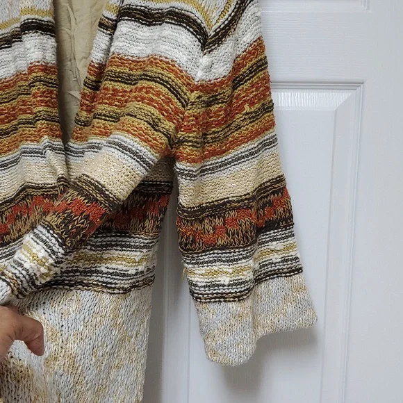 Free People Painted Desert Sweater Coat/Neutral - Picture 9 of 16